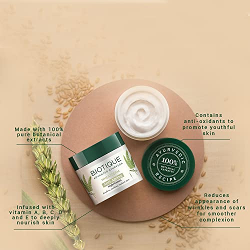 Biotique Wheat Germ Firming Face and Body Cream - 50g