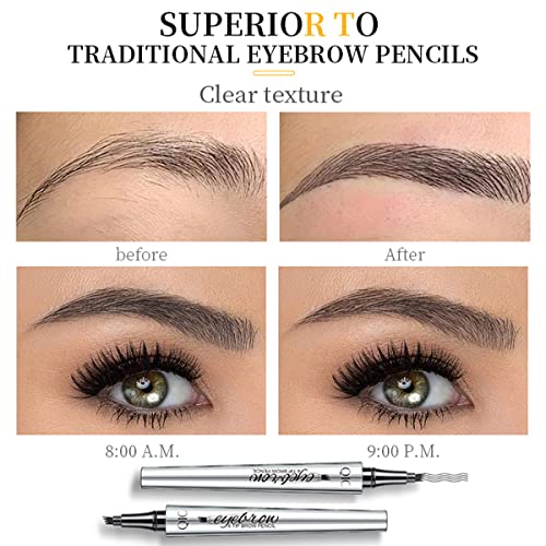 Vibely 5-Piece Eyelash & Eyebrow Makeup Set - Waterproof Mascara, Eyeliner & More