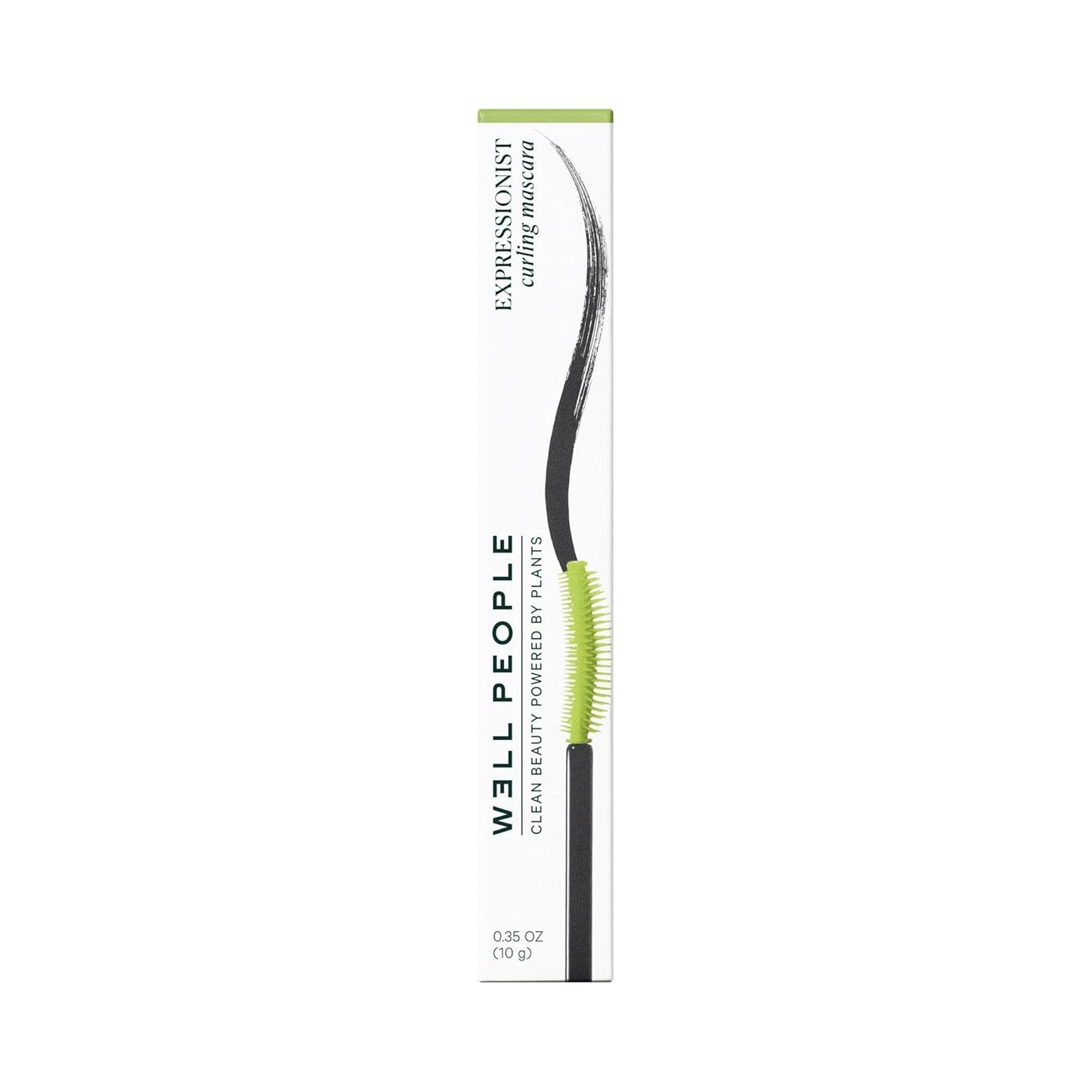 Well People Curling Mascara - Weightless Formula with Olive & Jojoba Oils | Smudge-Resistant, Black