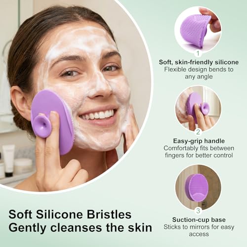 3-in-1 Blackhead Remover Tools Set with Silicone Brush