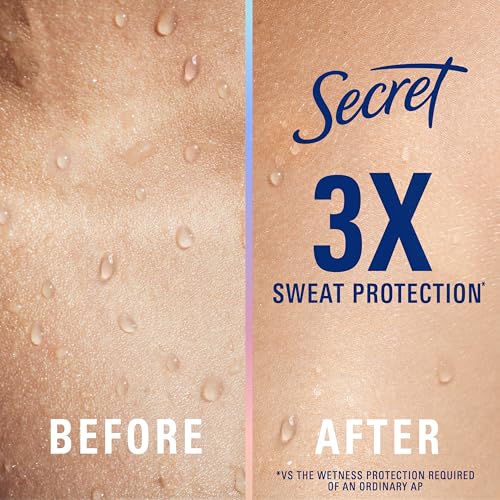 Secret Clinical Strength Antiperspirant Deodorant for Women - 100 Hour Sweat Protection with Hyaluronic Acid, 1.6 oz