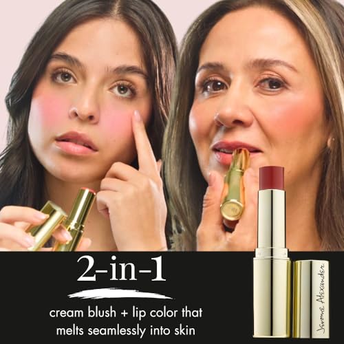 Jerome Alexander Magic Minerals Cream Blush Stick - Coral 2-in-1 Cheek & Lip Makeup