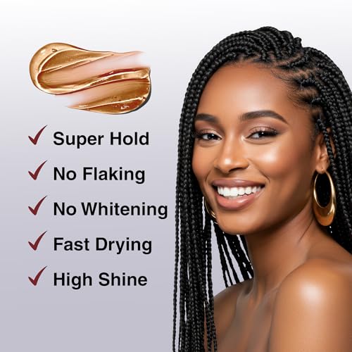 BELLATIQUE Braiding Gel & Edge Control - Maximum Hold, 1 Oz