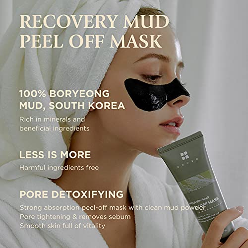 BRMUD Recovery Mud Peel Off Mask - Exfoliating & Pore Cleansing