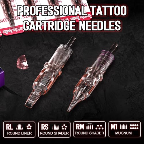 Nedpain Tattoo Machine Kit for Beginners & Professionals - Complete Pen Set with Ink & Needles
