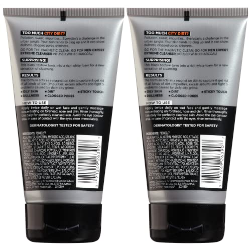 L'Oreal Paris Men Expert Hydra Energetic Charcoal Cleanser - 2 ct