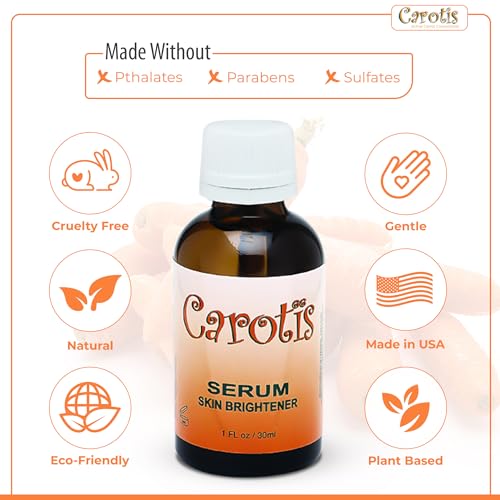 CAROTÏS Brightening Serum 1oz - Fade Dark Spots with Alpha Arbutin
