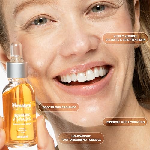 Himalaya Brightening Vitamin C Face Serum with Hyaluronic Acid - 1 oz
