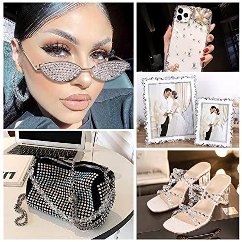 1600 Pcs Self-Adhesive Face Gems in 15 Colors for Makeup