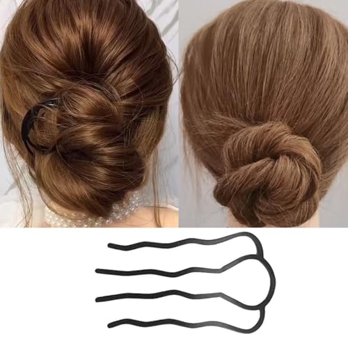 8-Piece Metal Hair Fork Clips for Updos & Hairstyles