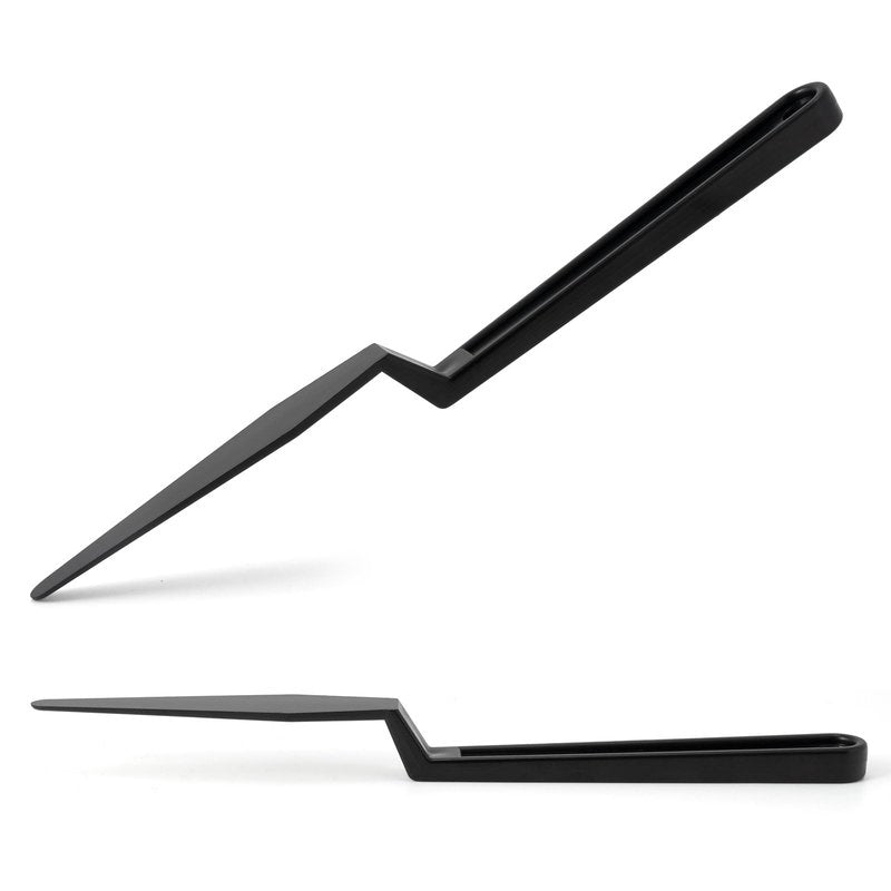 NEWISHTOOL Window Tint Tool, 5 PCS Black Corner Squeegee with Long Handle and Flat Lip for Window Tinting Film Installation