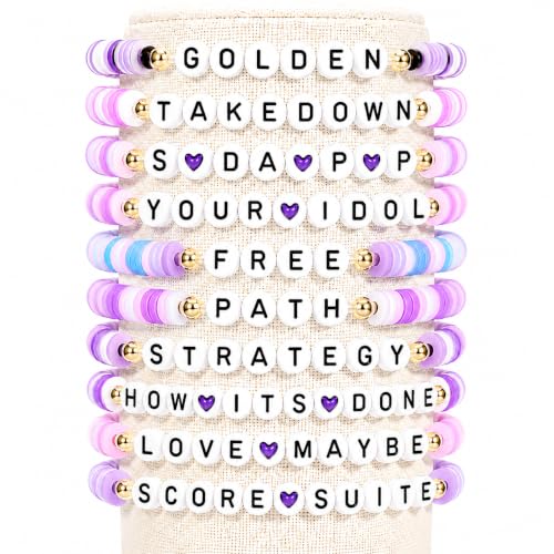 Korea Pop Merch Bracelet Set - 10pcs Concert Gift Pack
