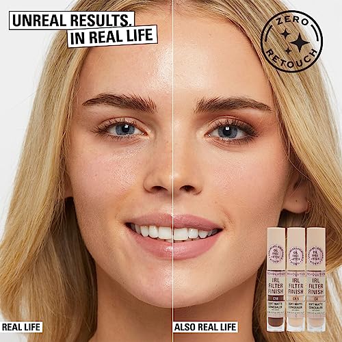 Revolution IRL Filter Finish Concealer C3 0.21 oz (Pack of 2) - Full Coverage & Long-Lasting
