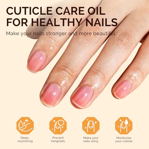 MelodySusie 6-Piece Cuticle Oil Pen Set for Healthy Nails