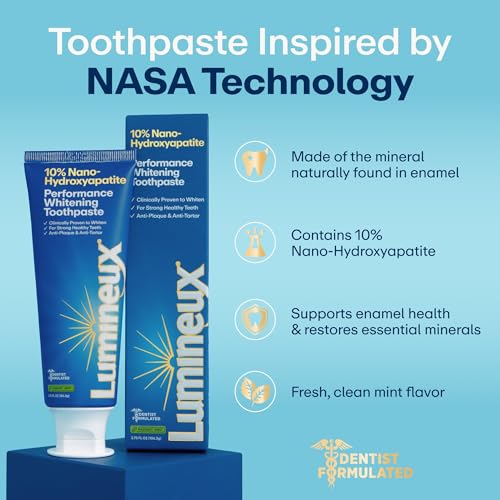 Lumineux 10% Nano Hydroxyapatite Whitening Toothpaste, 2 Count