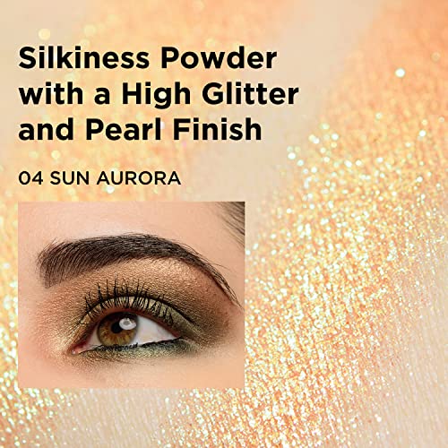 Touch in Sol Metallist Sun Aurora Holographic Glitter Eyeshadow - Sparkling Pigment