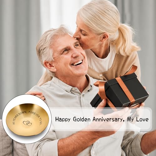 50th Anniversary Jewelry Tray | Meaningful Gift for Couples