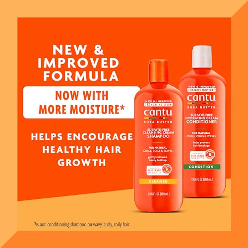 Cantu Shea Butter Shampoo & Conditioner Set for Natural Hair - 13.5 fl oz