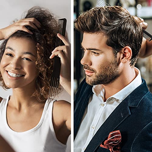 3-Piece Metal Hair Picks & Teasing Comb Set for Women & Men