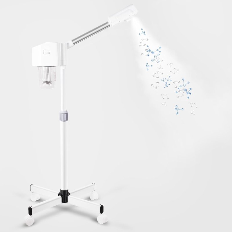 Professional Facial Steamer - Hot Mist Ozone Vaporizer for Spa Treatments | Home Use Face Steam Machine