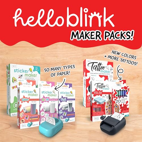 CEACO Hello Blink Temporary Tattoo Marker Refill Pack - 20 Colors