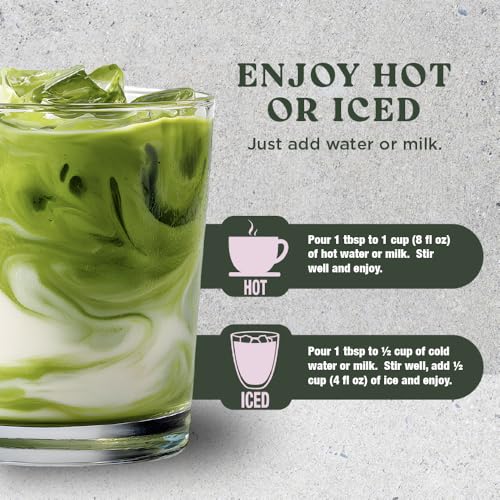 Premium Japanese Vanilla Matcha Tea – 10 Servings, Dairy & Gluten Free