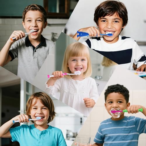 Newday 16 Pack Kids Animal Toothbrushes with Suction Cups