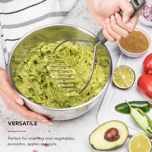 KitchenAid Stainless Steel Wire Masher with Ergonomic Handle