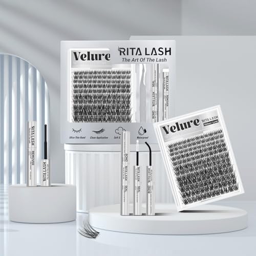 RITALASH Velure Lash Clusters Kit - DIY Wispy Eyelash Extension Set