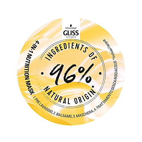 Schwarzkopf Gliss 4-in-1 Hair Mask with Protein & Shea Butter 400ml