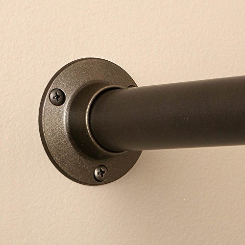 Knape & Vogt Heavy Duty Closet Pole Sockets - Bronze Finish