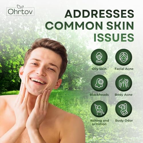 Natural Tea Tree Soap Bar for Face & Body – Acne Cleansing Wash