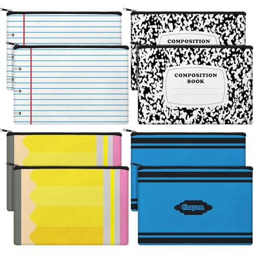8 Pcs Christmas Teacher Gifts Bulk - Colorful Pencil Pouch Survival Kit - Yeyeplum
