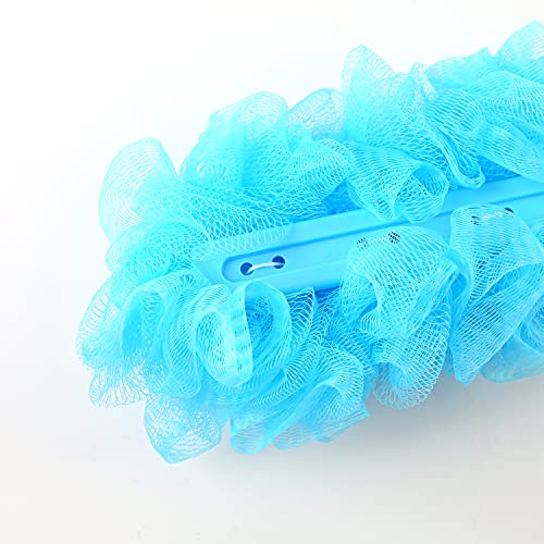 Long Handle Back Scrubber for Shower - Exfoliating Bath Brush (2 Pack)