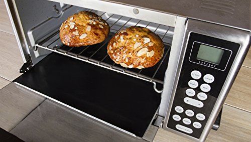 Heavy Duty Toaster Oven Liner - Non-Stick & Reusable, 2 Pack