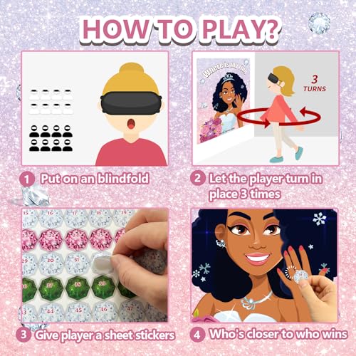 Pin the Ring on the Bride Game for Bridal Shower & Bachelorette Party