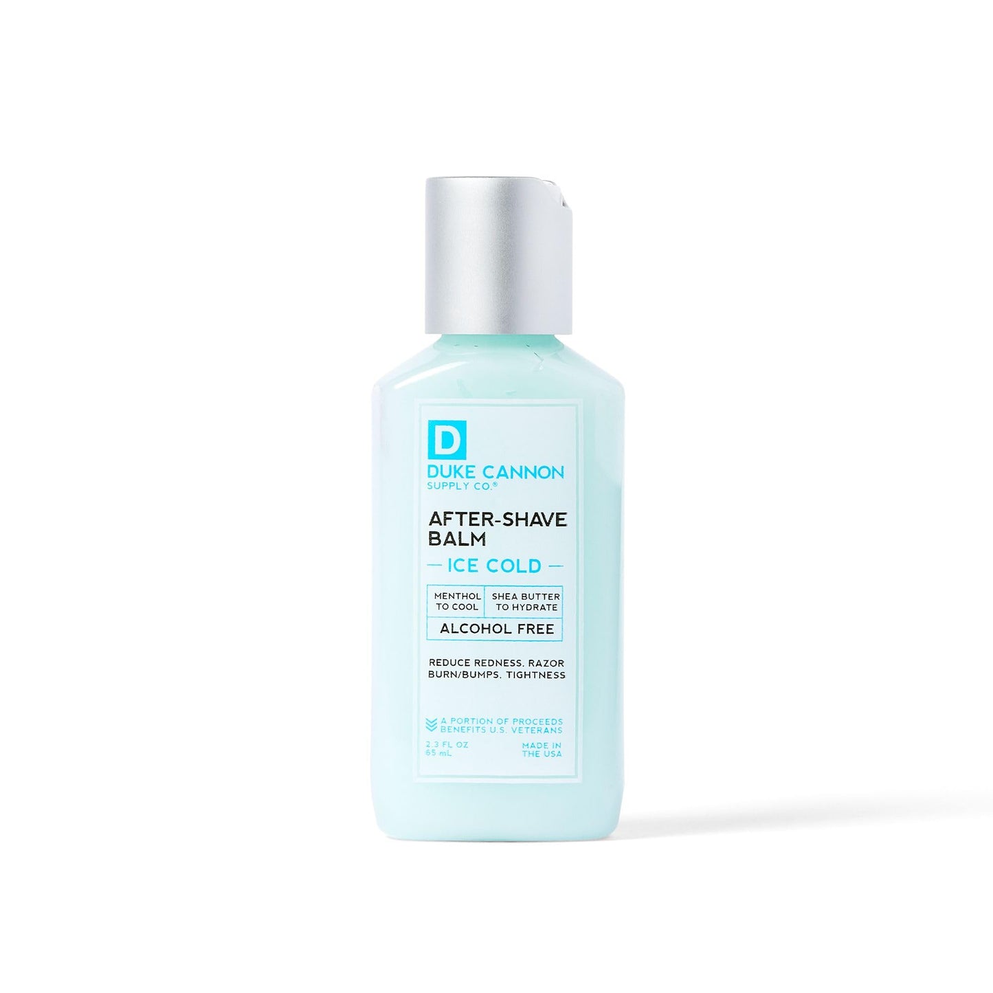 Duke Cannon Supply Co. Ice Cold Cooling Effect After-Shave Balm - Closes Pores and Soothes Skins to Prevent Irritation, 2.3 Fl oz.