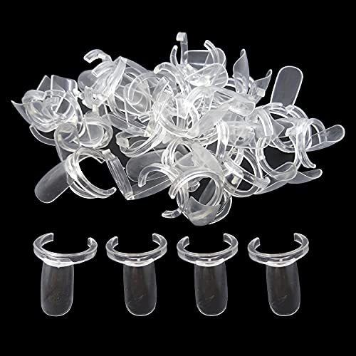 200PCS Nail Color Display Rings for Nail Art Swatches Manicure Practice Tools