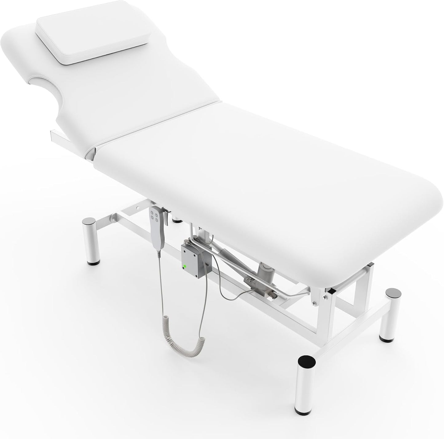 Electric Massage Table with Hydraulic Lift - Adjustable Height & Waist for Therapy | Black