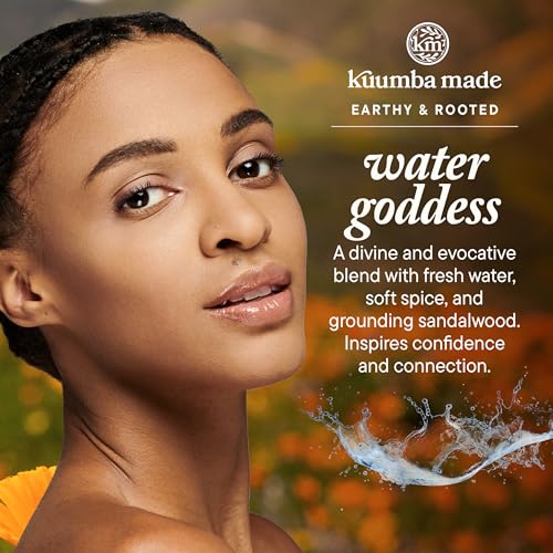 Kuumba Made Water Goddess Fragrance Oil Roll-On, Alcohol-Free Perfume, 0.15oz