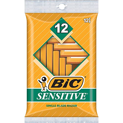 BIC Sensitive Skin Shavers - Pack of 24 Disposable Razors