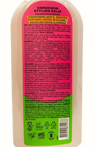 Lola From Rio Xapadinha Leave-In Styling Balm for Straight Hair, 6.76 Fl Oz