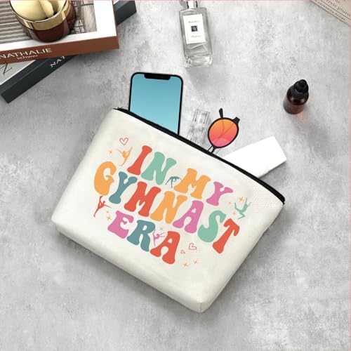 In My Gymnast Era Cosmetic Bag - 2 Pack Linen Travel Organizer Pouch