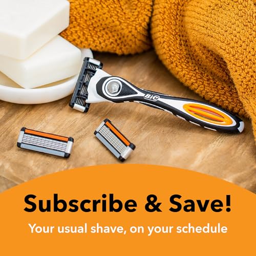 BIC Flex 5 Refillable Men's Razors with 12 Razor Cartridges