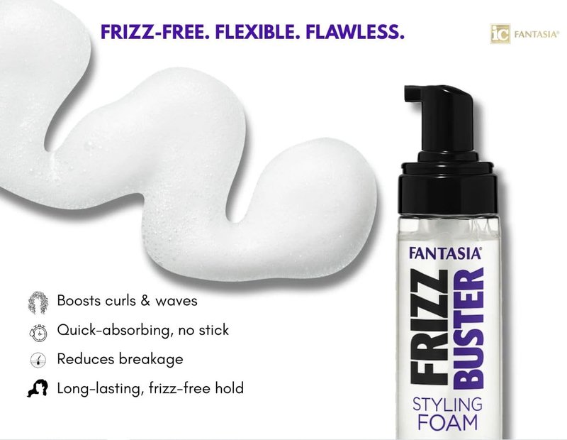 Fantasia IC Frizz Buster Styling Foam, 8.5 oz