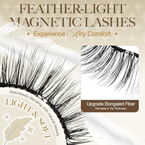 LASHVIEW RCM01 Magnetic Eyelashes Kit - Natural Look & Reusable