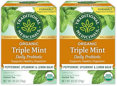 Organic Rose Hips & Hibiscus Tea - 16 Tea Bags - Caffeine-Free