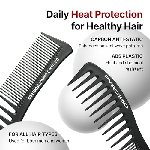Pyrosso Professional Hair Texture Comb - Dual-Sided Styling Tool