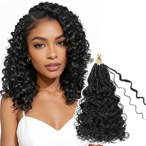 NOTICEME GoGo Curl Crochet Hair Extensions - 12 Inch Pre-Looped Synthetic