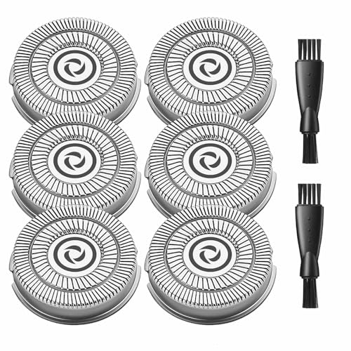 6-Pack YIRISO Replacement Shaver Heads for FK-375S Electric Razor